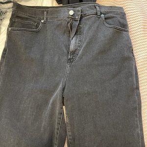 straight super high rise jeans